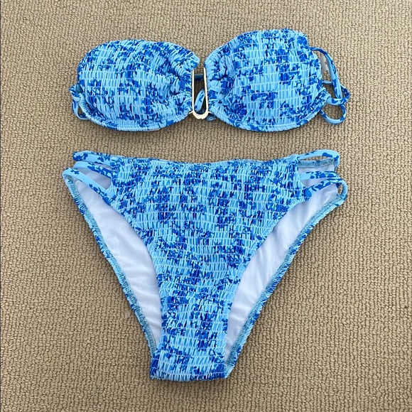 Blue Patterned Bikini Set - Picture 1 of 1